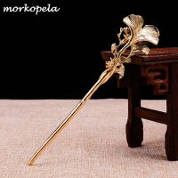 【cw】 Morkopela Leaves Hair Stick MetalHairpin Banquet Metal Pins Wedding Jewelry Accessories