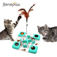 Cat Treat Puzzle Slow Feeder Toys Interactive Food Dispensing Maze Pet Bowl Improves Digestion Enrichment Activities