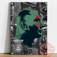 Drax Guardians Of The Galaxy Metal Poster TV Shows Movie Game Anime Tin Sign House Decoration Wall Art Room Decor NZ2821（Only one size: 20cmX30cm）(Contact seller, free custom pattern)