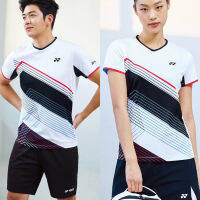 Yonex เกาหลีใต้ชุดทีมสโมสรเด็กแขนสั้นแห้งเร็วเจอร์ซีแข่งขันผู้ชายเสื้อแบดมินตันใหม่เสื้อเทนนิสซื้อเป็นกลุ่ม