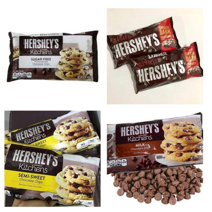 Hershey's Chocolate Baking Chips (Special Dark Milk Semisweet Sugar ...