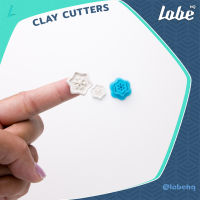 Snowflake C Emboss Clay Cutter/ Polymer Clay Cutter/ Clay Tools/ แม่พิมพ์กดดินโพลิเมอร์รูปทรงเกล็ดหิมะ C