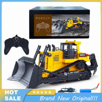 1:16 1554รถบรรทุกควบคุมระยะไกล11ch Rc Bulldozer เครื่องในรถควบคุมของเล่นสำหรับเด็กงานอดิเรกวิศวกรรมของขวัญคริสต์มาส