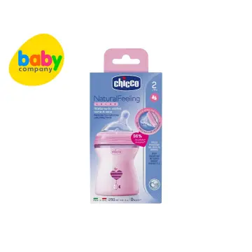 Chicco Natural Feeling Feeding Bottle for Baby 330ml - 6M+ - Unisex –  Chicco Philippines