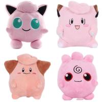 Jigglypuff Cleffa Clefairy ของเล่นผ้าขนสัตว์โปเกมอน Pikachu ยัดไส้ Gengar ของขวัญตุ๊กตายัดนุ่นสำหรับเด็ก Xmas Gi