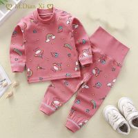 Childrens Underwear Pajama Sets Unisex Baby Boy Pajamas Suit Cotton Pjs Clothes Set Autumn Winter Soft Sleepwear Girls Pajamas