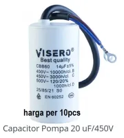 kapasitor pompa air 20uf visero per 10pcs