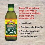 Dầu oliu nguyên chất hữu cơ ép lạnh Bragg Organic Extra Virgin Olive oil