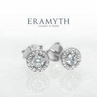 Eramyth Jewelry : ต่างหู เงินแท้ 92.5 ฝังเพชรสวิส CZ EM-0083-R01 (พร้อมส่ง)