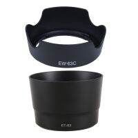 2 Pcs Lens Hood Camera Lens Hood for Canon EF-S: 1 Pcs EW-63C EW63C 18-55Mm F / 3.5-5.6 IS STM Lens Hood &amp; 1 Pcs ET-63 55-250Mm F4-5.6 IS Lens Hood