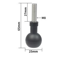 ✐▨ 1 Ball Head Adapter M8 Thread Screw for Motorcycle Handlebar Base Bike Riding Action Camera Parts Ball Socket Mounting Arms