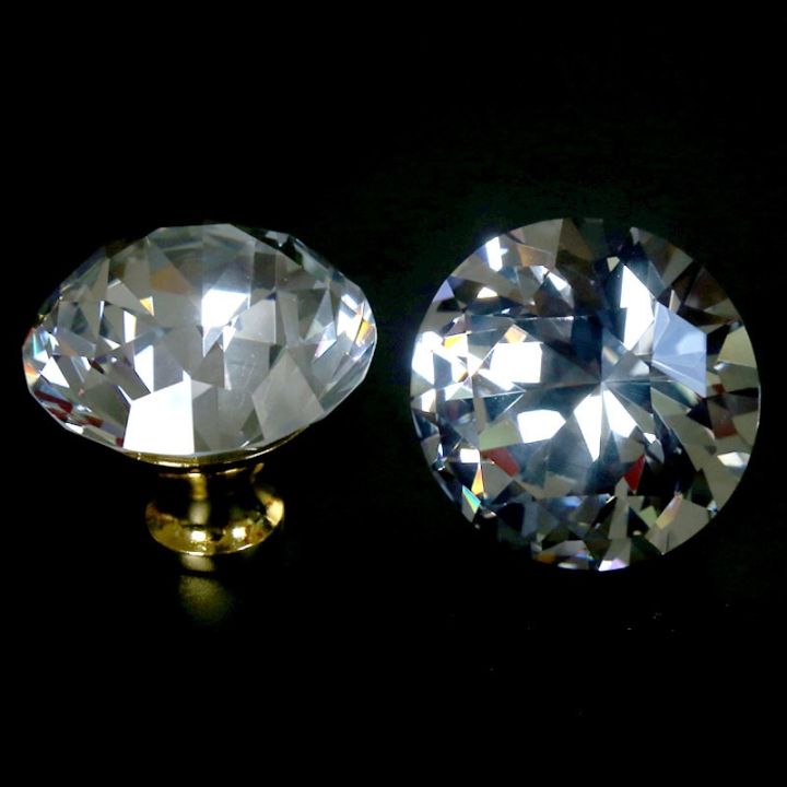 diameter-40-50-60mm-glass-crystal-kitchen-cabinet-cupboard-door-handles-silver-gold-diamond-head-drawer-tv-cabinet-knobs-pulls
