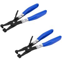 2 Pieces Of Automobile Water Pipe Air Conditioning Pipe Clamp Ring Tube Bundle Buckle Pliers Disassembly Tool