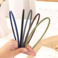 Matte ที่คาดผมผู้หญิง Pure Color Simple Elegant Hairband เครื่องประดับผมสำหรับปาร์ตี้วันหยุดออกเดท 0.5cm