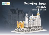 ตัวต่อ Nano Block Snowing Swan Castle จำนวนตัวต่อ 8288+ ชิ้น (ZRK 7828)