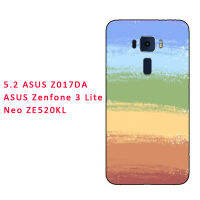 สำหรับ ASUS Z017DA/Zenfone 3 Lite / Neo ZE520KL/Z01MD (ZD552KL)/ X00LD/ZD553KL/Z012D/ZenFone3 (ZE552KL)/Z010D/ Z01HDA/ZE553KL เคสซิลิโคนนิ่มพร้อมวงแหวนและเชือก