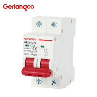 2P DC 1000V MINI Circuit Breaker 3A 6A 10A 16A 20A 25A 32A 40A 50A 63A DC MCB สำหรับระบบ PV-Mumie