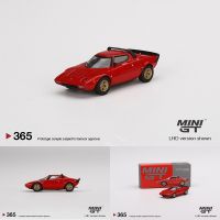 365ของเล่นขนาดเล็ก GT 1:64 Stratos HF Stradale Rosso Arancio Alloy Diorama คอลเลกชันโมเดลรถยนต์ของเล่นขนาดเล็ก