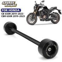 ❁ﺴ✼ For HONDA CB650R CBR650R Motorcycle Front Wheel Fork Slider CB CBR 650R 2019-23 Wheel Axle Fork Crash Slider Wheel Hub Protector