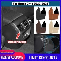 คุณภาพสูงสำหรับ Honda Civic 11nd 2022 2023รุ่น2024มีหรือไม่มีช่องระบายอากาศสำหรับรถยนต์โดยเฉพาะที่วางแขนแผ่นป้องกันการเตะไมโครไฟเบอร์หนังแผ่นคลุมป้องกันอุปกรณ์ตกแต่งภายในรถยนต์