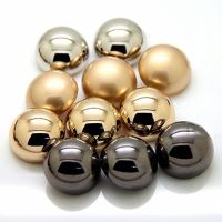 10 Pcs/Lots Metal Round Buttons Spherical Mushroom High-Foot Buttons WomenS Coat Woolen Coat Shirt Sweater Buttons Haberdashery