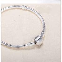 3 Mm Smooth Chain Snake Bone Chain Running Bead celet DIY Basic Chain S925 Silver Panjia celet qu-2935