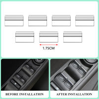 for Ford Focus 2 MK2 3 MK3 2005 - 2018 7Pcs/set ABS Chrome Car Window Lifting Button Sequins Trim Sticker Accessories