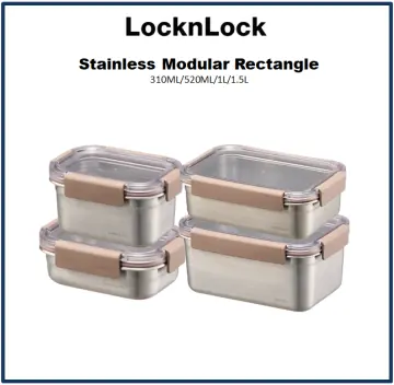 Lock & Lock 1L Food Storage Container - Rectangular HPL817