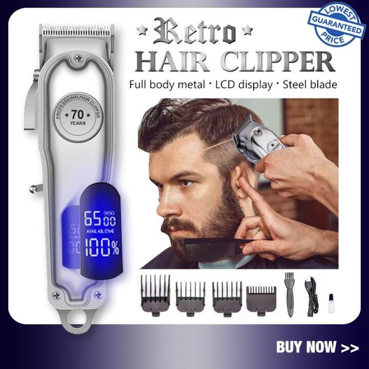 Electric Razor Professional Razor Hair Cut Rechargeable Hair Clipper