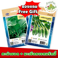 สินค้าของแถม Free Gift 2 ซอง เมื่อลูกค้าซื้อสินค้า เมล็ดพันธุ์ผักซองเจียไต๋ 15บาท ในร้านค้า ทำมะชาดฟาร์ม ครบทุกๆ 10 ซอง