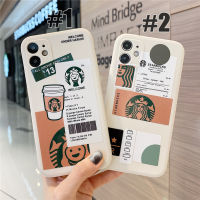 Casing Samsung Galaxy J4 Plus J7 Pro J7 Prime A12 A22 4G A03s A02s A11 A51 A20S A20 A30 A30s A50s INS Fashion Starbucks