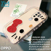 YiaMia เคสโทรศัพท์เฮลโลคิตตี้น่ารักสำหรับ OPPO A5 2020 A9 2020 A15 A15S A1K A57 A77 A32 A53 A92เคสโทรศัพท์ A55 A12E A31การ์ตูนหมาปาชาสุนัข A52 A72 A54 A3S A7 A74 A94 A78 A16 A12การ์ตูน a17 A16K A17K ฝาหลัง TPU นุ่ม