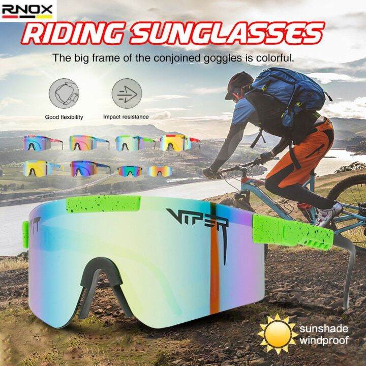 big cycling glasses