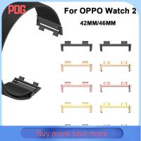 PDG 2Pcs/Pair 42mm 46mm สายนาฬิกา นาฬิกาสมาร์ท สแตนเลส อะแดปเตอร์ ขั้วต่อสายรัด โลหะ