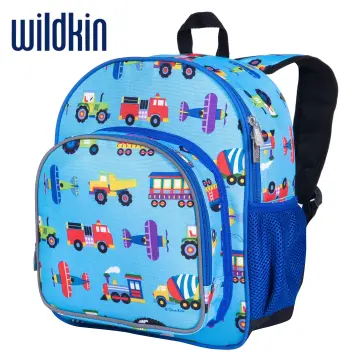 Wildkin Pack 'n Snack Backpack - Olive Kids Under Construction