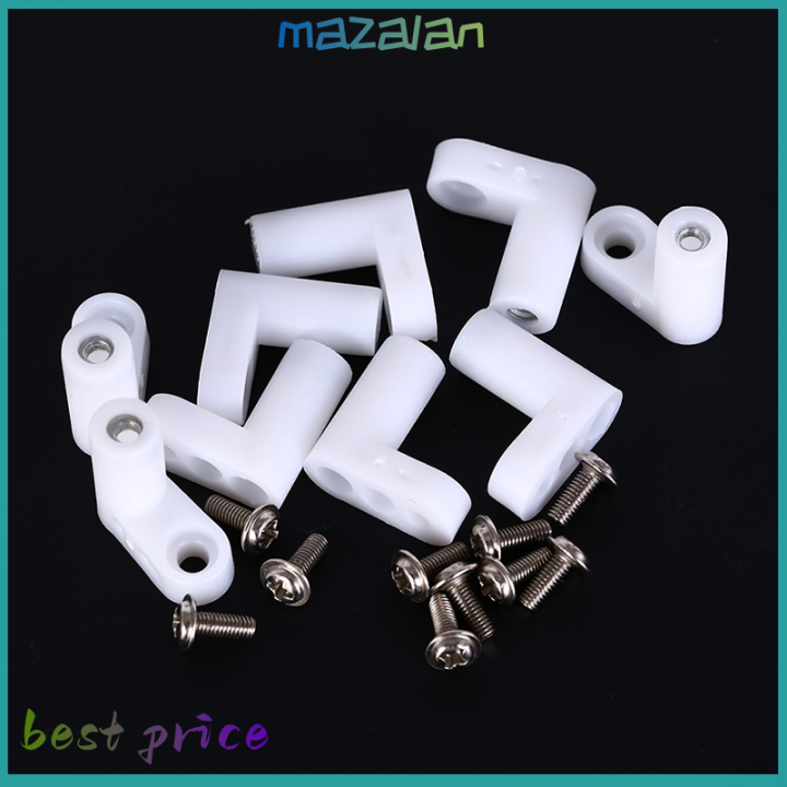 mazalan-10pcs-fixed-plastic-pcb-mounting-feet-20mm-l-ประเภทฟุตพร้อมสกรู