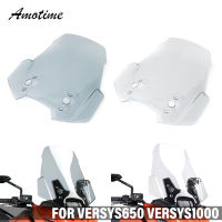 สำหรับ Kawasaki VERSYS650 VERSYS1000กระจกบังลม2015-2018 VERSYS650การติดตั้ง1000กระจกบังลมด้านหน้า