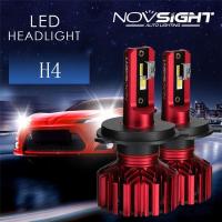 TTLIFE Nighteye/NOVSIGHT H4 60 วัตต์ 10000LM LEDไฟหน้ารถชุดHi/ต่ำหลอดไฟโคมไฟสีขาว