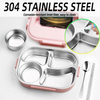 Lunch 304 Stainless Steel Kids And s Bento Lunch Food Storage Containers Kawaii Portable Thermal Bag Picnic Cutlery