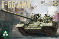 พลาสติก โมเดล ประกอบ  takom สเกล1/35 Russian Medium Tank T-55 AMV