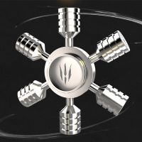 Six Cylinders Fidget Spinner Stainless Steel Hand Spinner Adult EDC Fidget Toys Focus ADHD Tool Stress Relief Toys Office Toys Fidget Spinners  Cubes