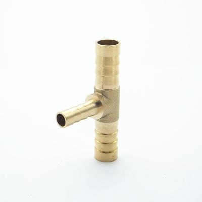 4mm 5mm 6mm 8mm 10mm 12mm 14mm 16mm Tee Type Reducing Hose Barb Brass Barbed Tube Pipe Fitting Reducer Coupler Connector Adapter