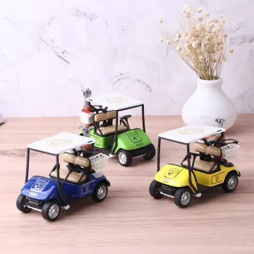 Golf Cart Model Toy 1:36 Pull Back Golf Cart Alloy Children's Simulation  Collection Toy Car