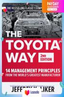 (NEW) หนังสืออังกฤษ The Toyota Way, Second Edition: 14 Management Principles from the Worlds Greatest Manufacturer (2ND) [Hardcover]