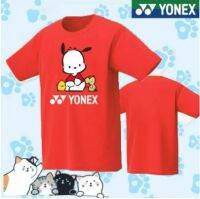 Yonex เสื้อสเวตเตอร์แขนสั้นใหม่มีขนาดกว้างขวางระบายอากาศได้ดีและทันสมัยในฤดูร้อนเหมาะสำหรับชุดทีมเสื้อเทนนิสกีฬาของผู้ชายและผู้หญิงหลวมและใส่สบายเสื้อผ้าลำลองทุกวัน