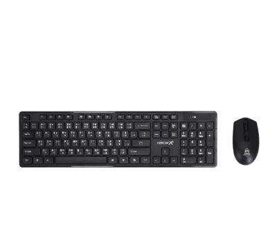 WIRELESS KEYBOARD &amp; MOUSE (คีย์บอร์ดและเมาส์ไร้สาย) ARROW X YDK-FV-730 (2.4GHz) (EN/TH)