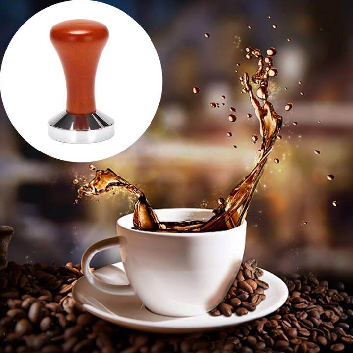 coffee-tamper-wooden-handle-barista-espresso-machine-grinder-51mm-for-coffee-and-espresso-powder-hammer