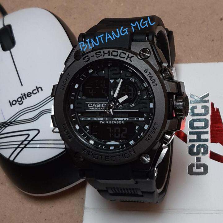 JAM TANGAN PRIA CASIO G SHOCK TERBARU DUAL TIME AKTIF DIGITAL DAN ...