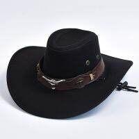 Cappelli Da Cowboy Occidentali ในหนัง Scamosciata Artificale Per Uomo Cappello Da Cappello Da Viaggio Con Tesa Curva