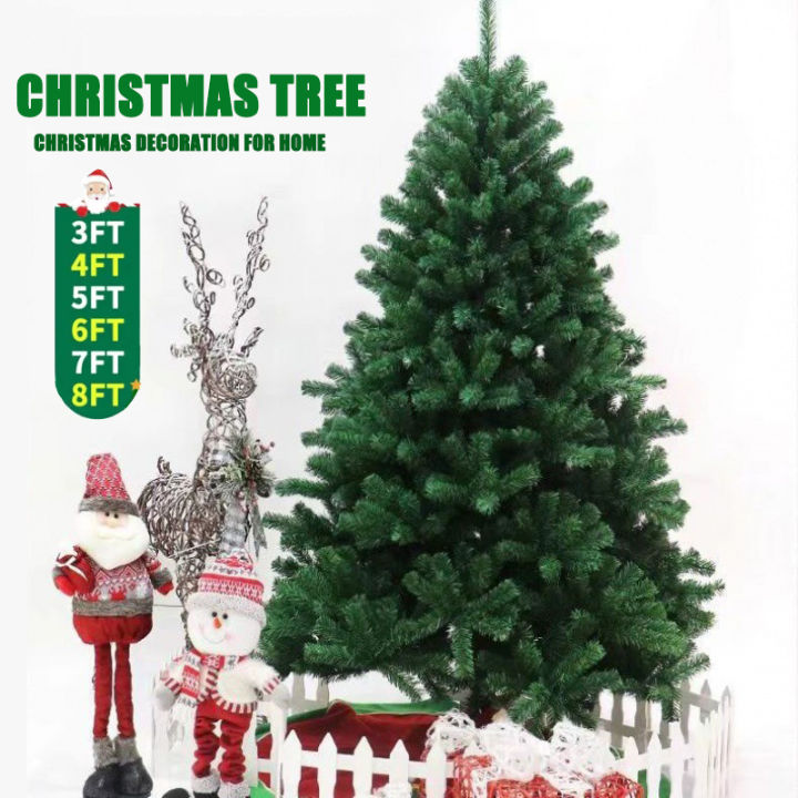 Christmas Tree 60CM 90CM 120CM 150CM 180CM 210CM Metal Stand Pine ...